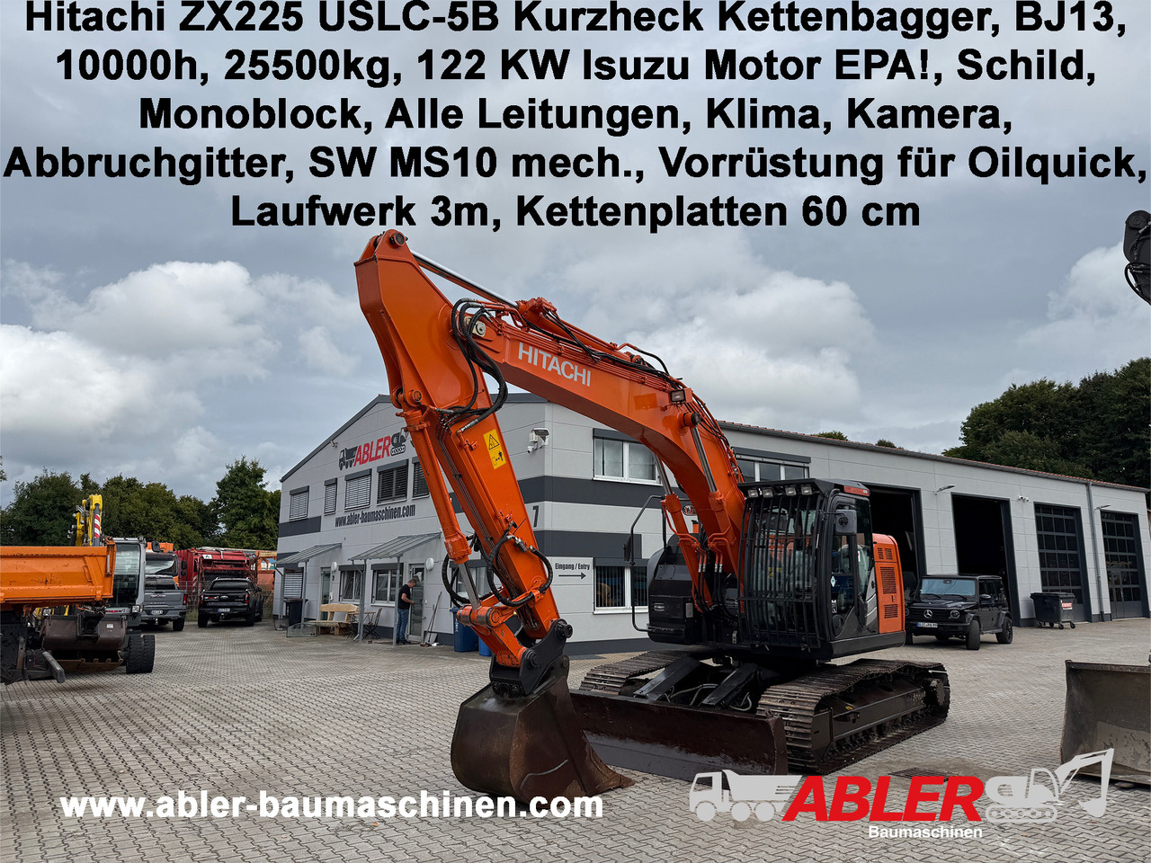 Hitachi ZX225 USLC-5B Kurzheck Kettenbagger - Bager: slika 1 Hitachi ZX225 USLC-5B Kurzheck Kettenbagger - Bager: slika 1