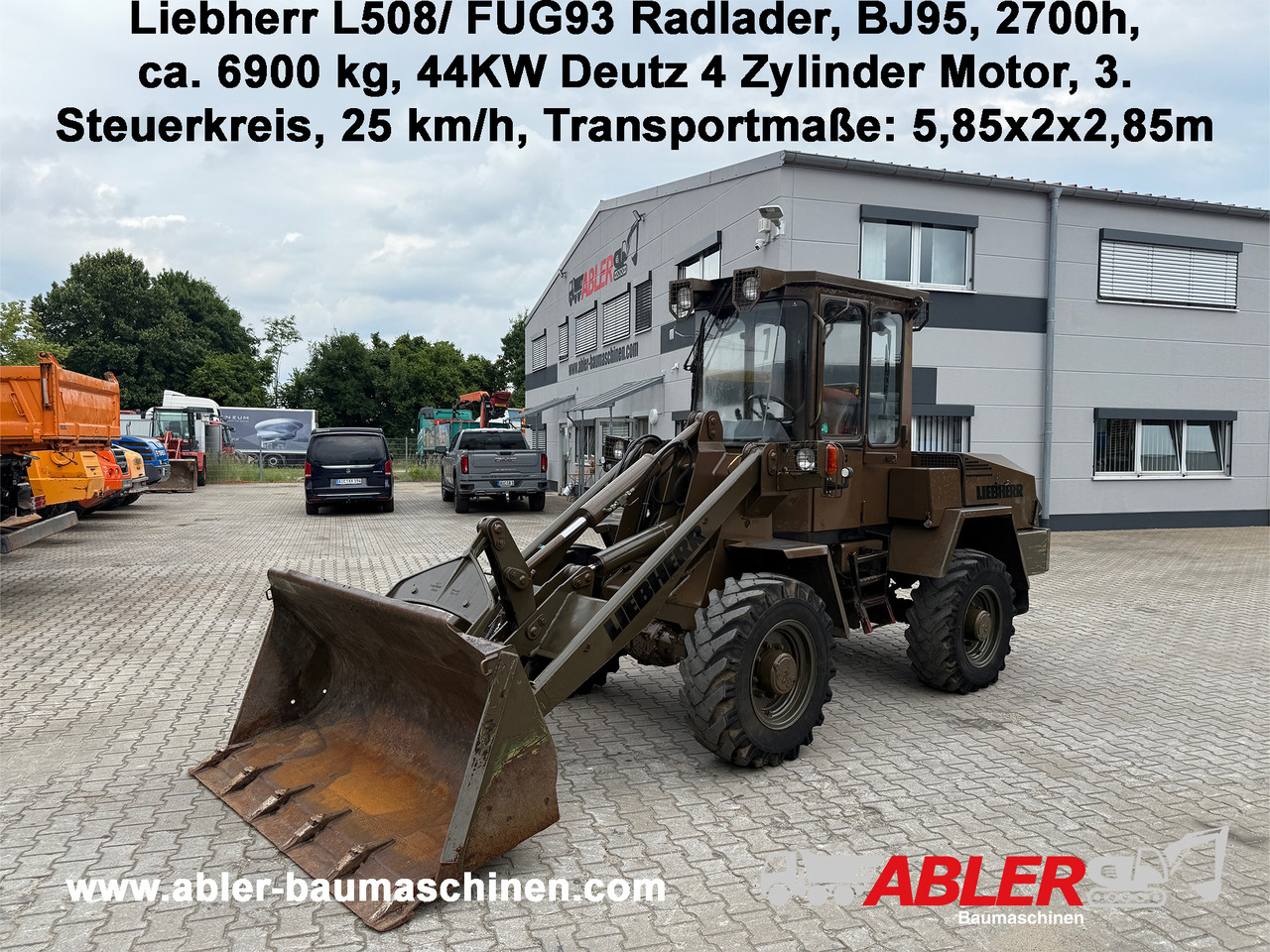 Liebherr L508 / FUG93 Radlader - Kolesni nakladalec: slika 1 Liebherr L508 / FUG93 Radlader - Kolesni nakladalec: slika 1