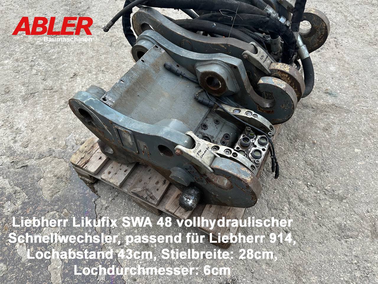 Likufix Liebherr SWA48 Schnellwechsler Vollhydraulisch - Hitra spojka: slika 1 Likufix Liebherr SWA48 Schnellwechsler Vollhydraulisch - Hitra spojka: slika 1
