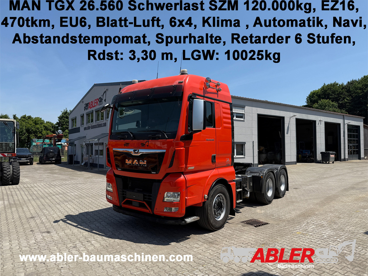 MAN TGX 26.560 Swerlast SZM 120.000 kg Retarder ACC - Vlačilec: slika 1 MAN TGX 26.560 Swerlast SZM 120.000 kg Retarder ACC - Vlačilec: slika 1