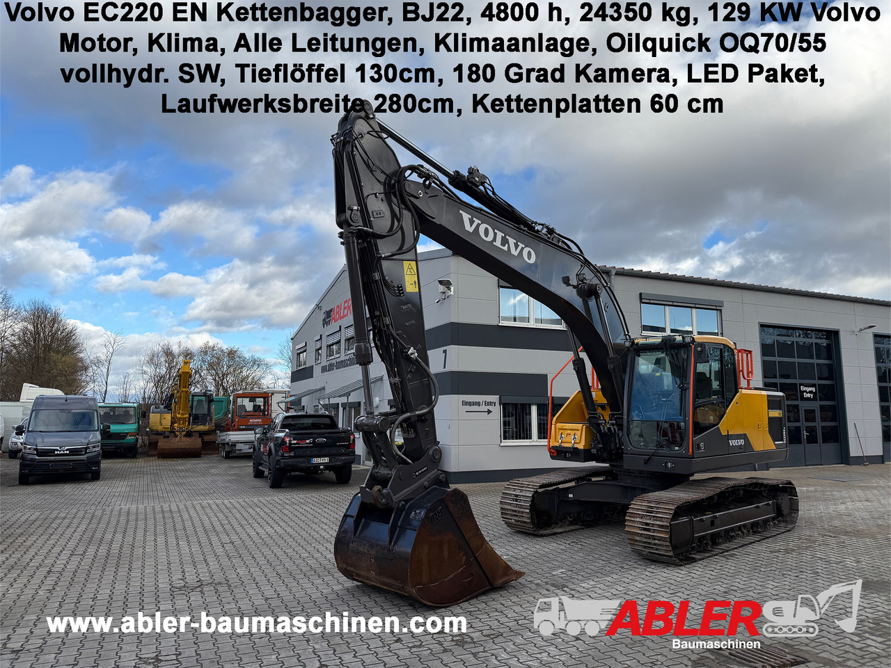 Volvo EC220 EN Kettenbagger OQ70/55 TOP! - Bager goseničar: slika 1 Volvo EC220 EN Kettenbagger OQ70/55 TOP! - Bager goseničar: slika 1