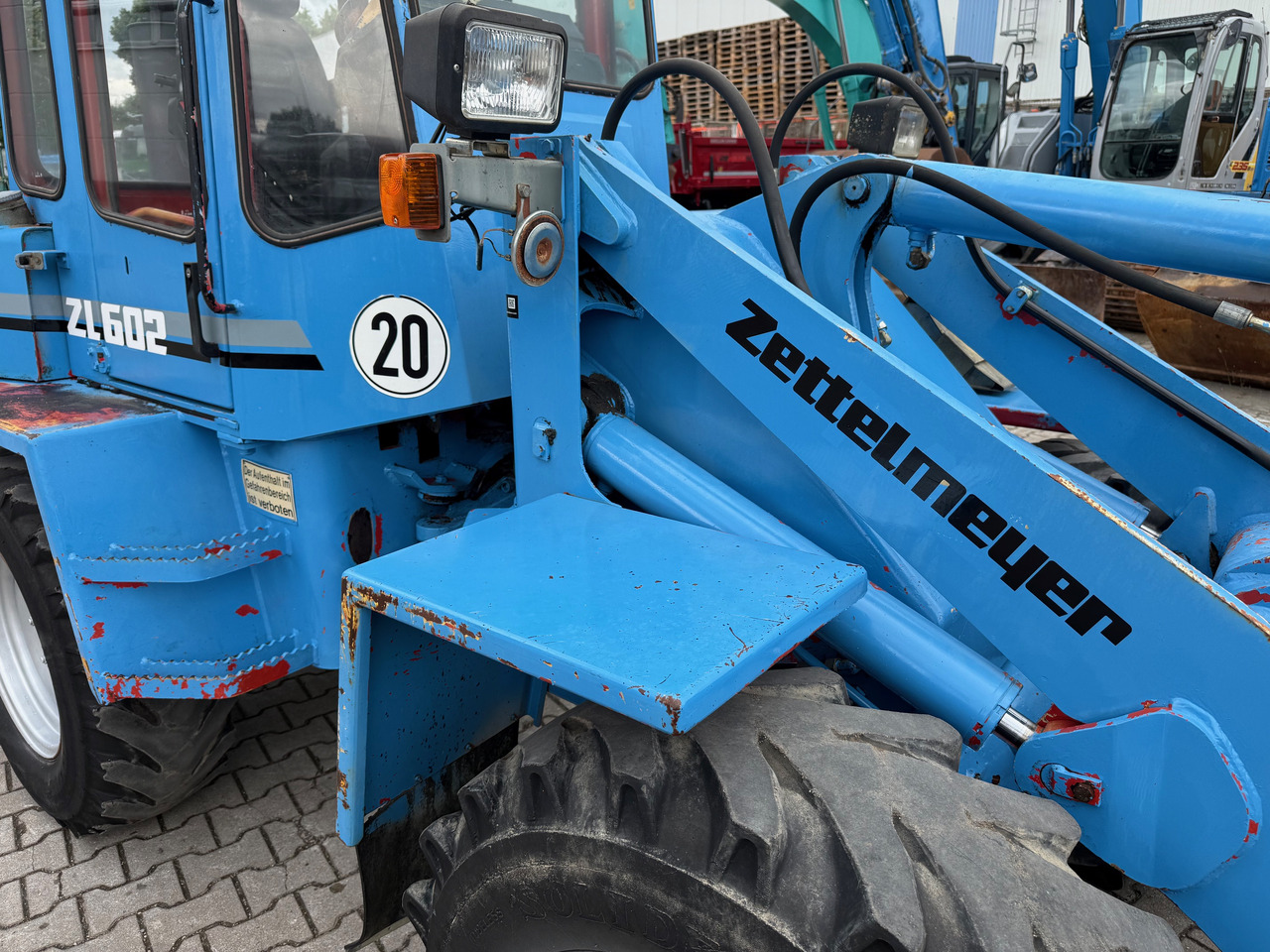 Kolesni nakladalec Zettelmeyer ZL502C Radlader Gabel+Klappschaufel+SW: slika 8