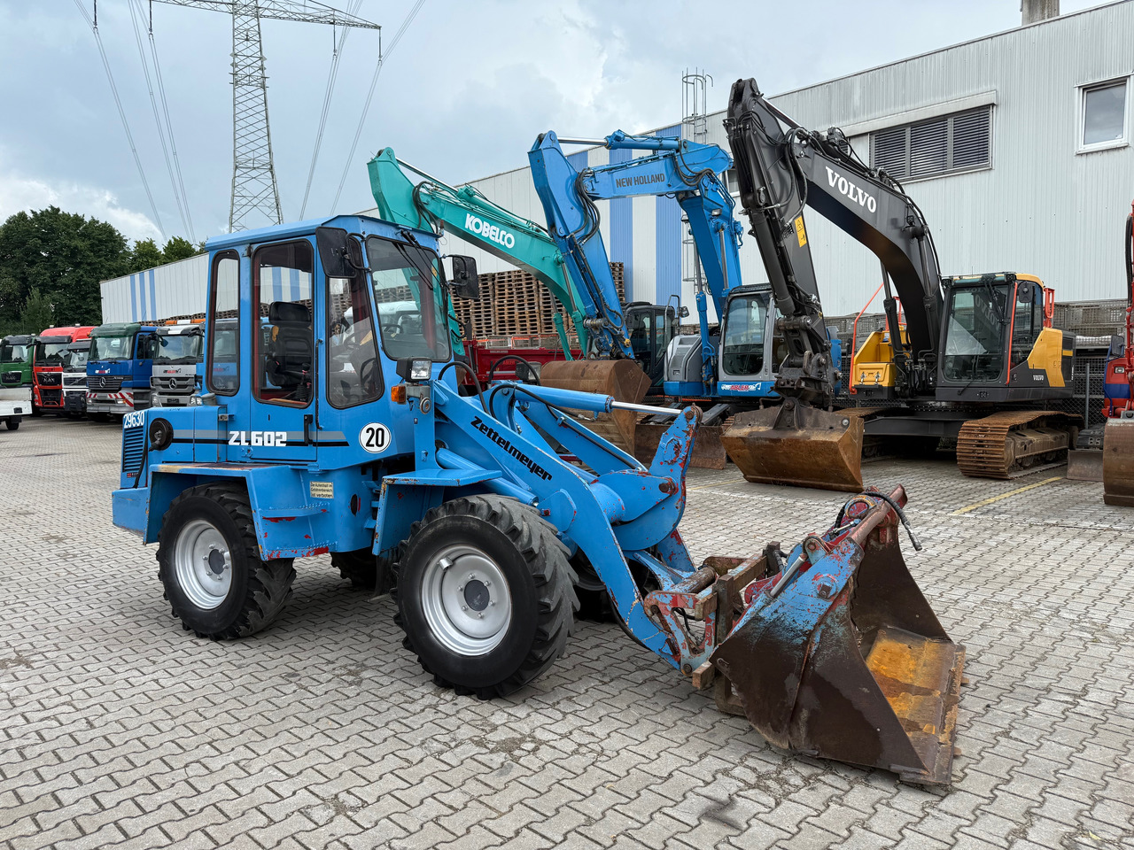 Kolesni nakladalec Zettelmeyer ZL502C Radlader Gabel+Klappschaufel+SW: slika 7