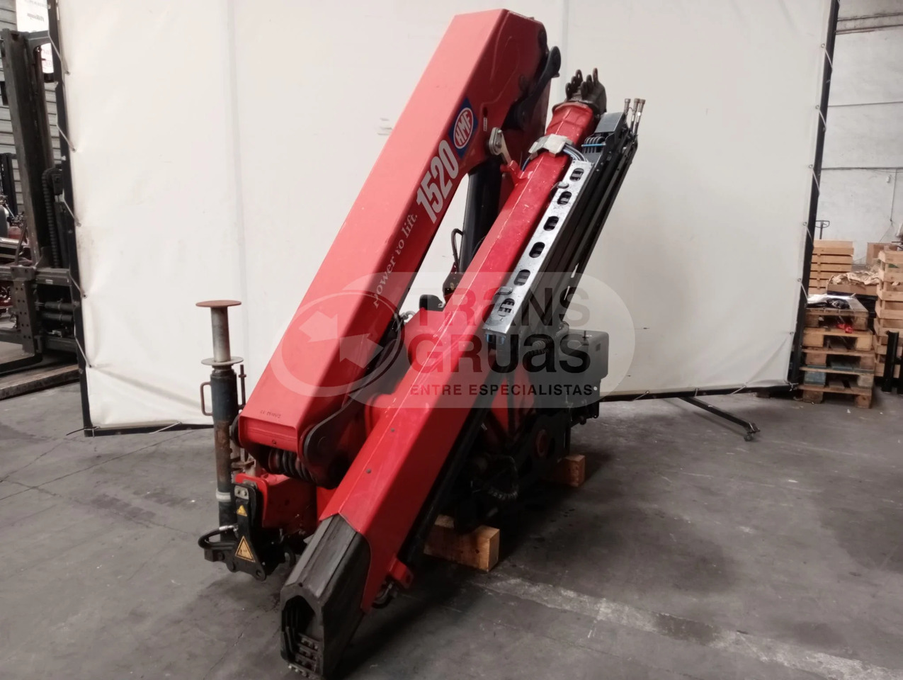 Grúa hidráulica HMF 1520 K4 - Paletno dvigalo: slika 4 Grúa hidráulica HMF 1520 K4 - Paletno dvigalo: slika 4