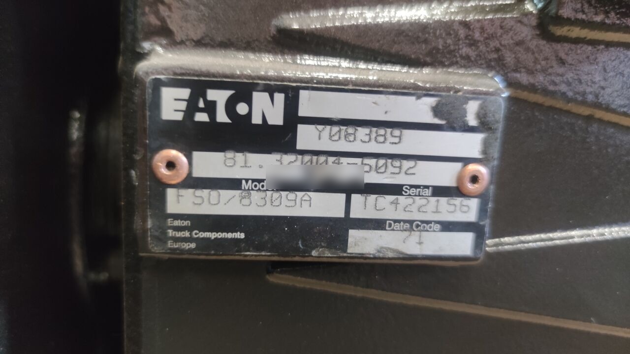 Eaton EATON FSO 8309A MAN TGM TGL truck - Menjalnik za Tovornjak: slika 4 Eaton EATON FSO 8309A MAN TGM TGL truck - Menjalnik za Tovornjak: slika 4