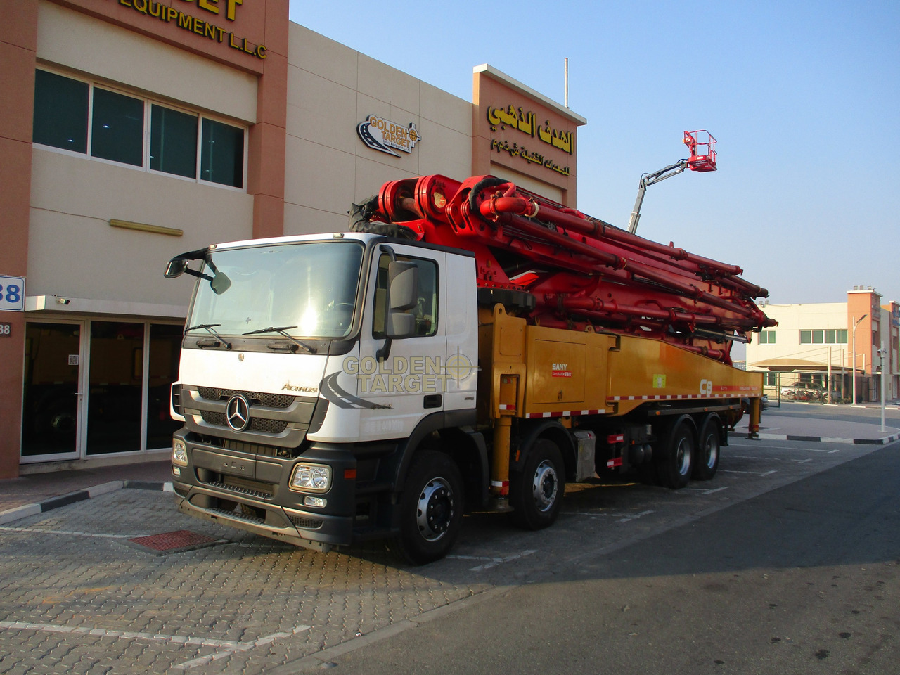 Mercedes ACTROS 4144 8x4 SANY 56m Concrete Pump - Črpalka za beton: slika 2 Mercedes ACTROS 4144 8x4 SANY 56m Concrete Pump - Črpalka za beton: slika 2
