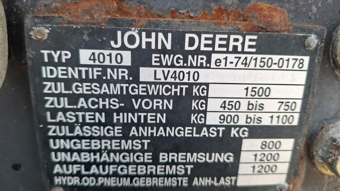 John Deere 4010 HST - Traktor: slika 5 John Deere 4010 HST - Traktor: slika 5
