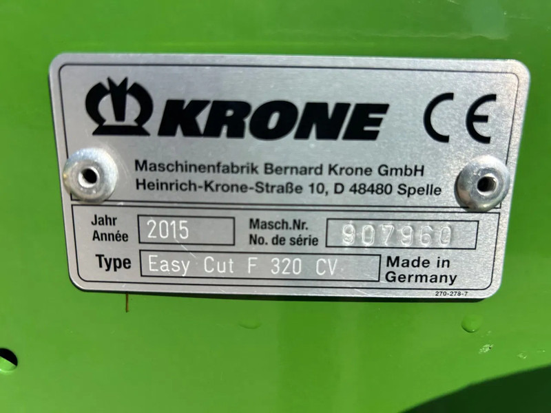 Krone Easycut 9140 CV triple maaier - Kosilnica: slika 3 Krone Easycut 9140 CV triple maaier - Kosilnica: slika 3