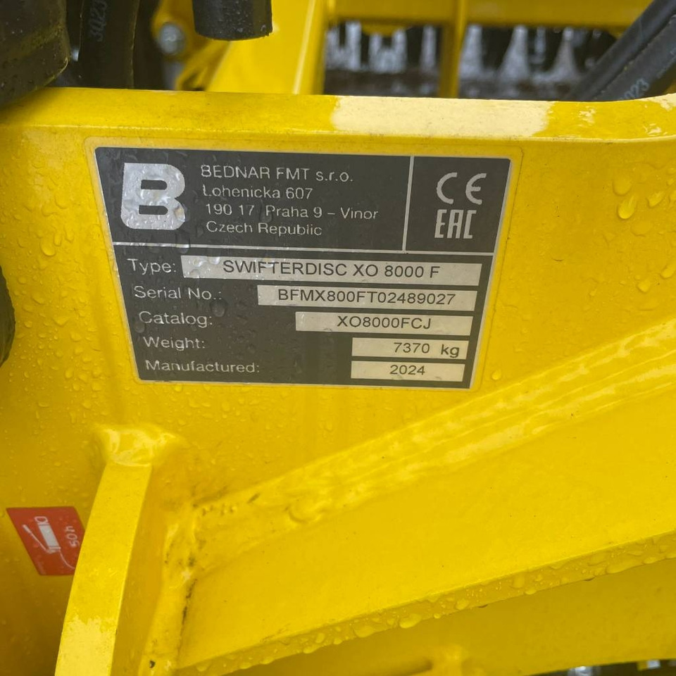 Bednar Swifterdisc XO 8000 F - Disk brana: slika 3 Bednar Swifterdisc XO 8000 F - Disk brana: slika 3