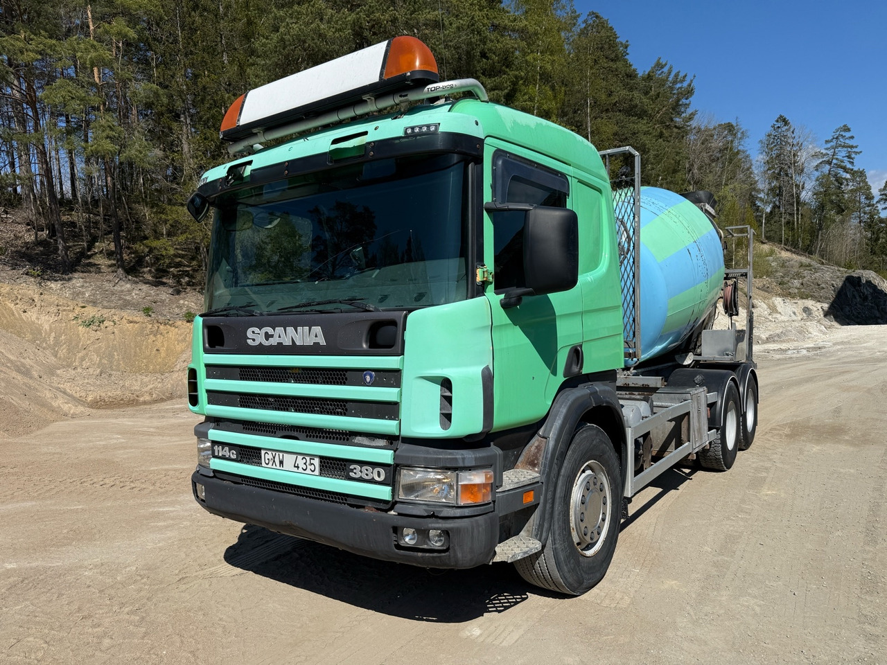 Betongbil Scania P114GB 6X2 -1999 - Avtomešalec: slika 1 Betongbil Scania P114GB 6X2 -1999 - Avtomešalec: slika 1