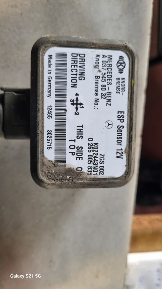 Knorr-Bremse AIR DRYER Mercedes-Benz ACTROS MP4 - Zavorni ventil za Tovornjak: slika 5 Knorr-Bremse AIR DRYER Mercedes-Benz ACTROS MP4 - Zavorni ventil za Tovornjak: slika 5