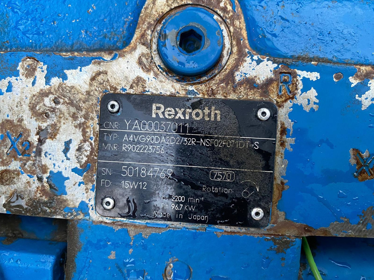 Hydromatik A4 VG 90 aus HItachi ZW 150 - Hidravlika za Kolesni nakladalec: slika 3 Hydromatik A4 VG 90 aus HItachi ZW 150 - Hidravlika za Kolesni nakladalec: slika 3