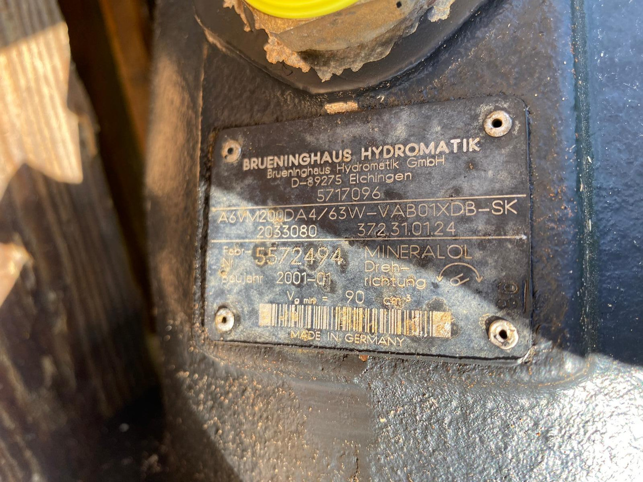 Hydromatik A6VM 200 DA aus L564 - Hidravlična črpalka za Gradbeni stroj: slika 2 Hydromatik A6VM 200 DA aus L564 - Hidravlična črpalka za Gradbeni stroj: slika 2