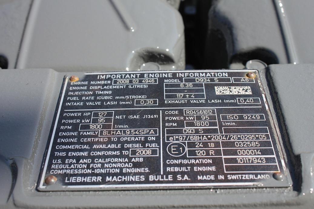 Liebherr D 934 S A6 aus LH A900C LIT - Motor za Gradbeni stroj: slika 4 Liebherr D 934 S A6 aus LH A900C LIT - Motor za Gradbeni stroj: slika 4