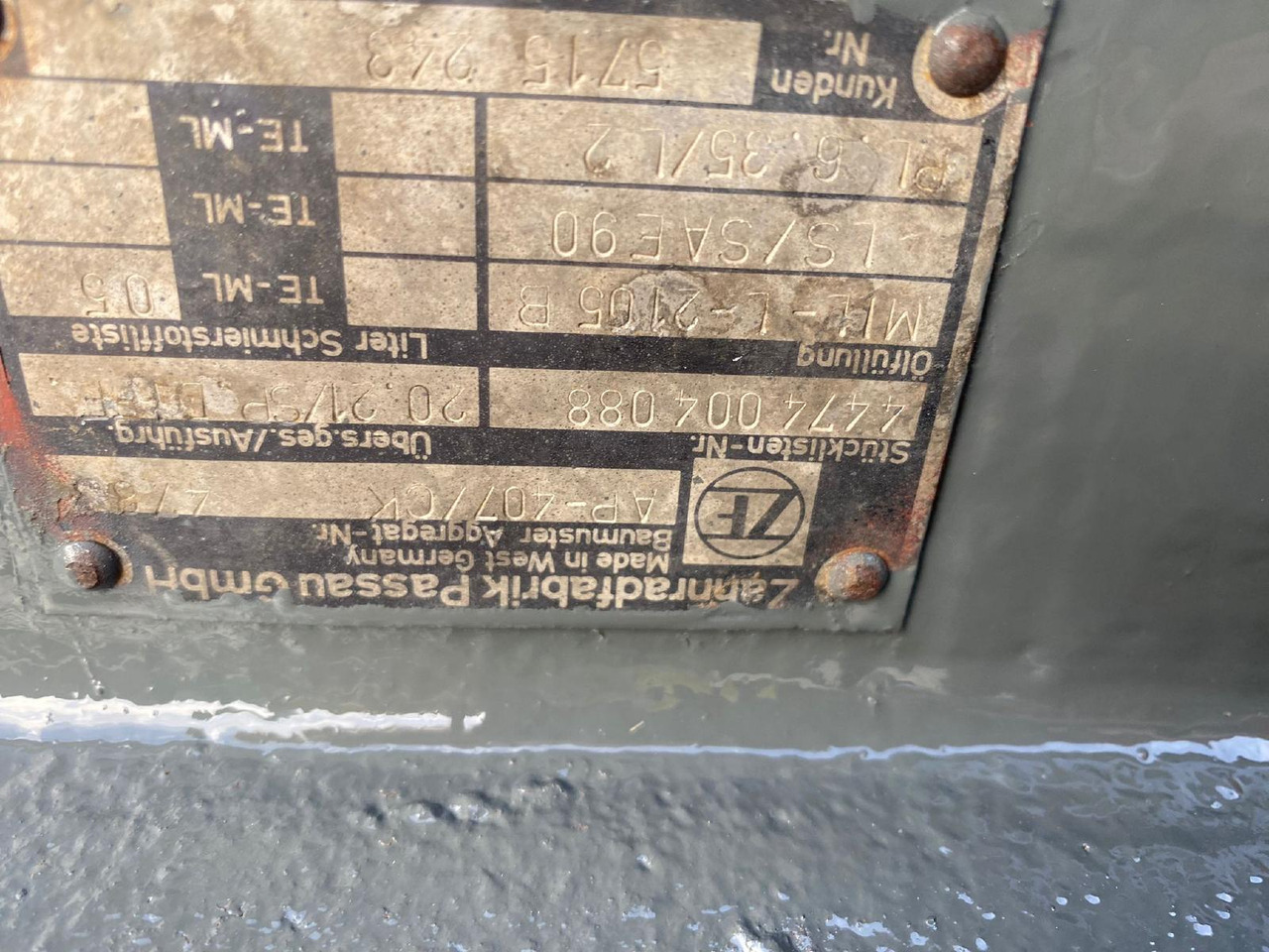 Liebherr ZF AP 409 aus LH L 531 - Os in deli za Gradbeni stroj: slika 3 Liebherr ZF AP 409 aus LH L 531 - Os in deli za Gradbeni stroj: slika 3