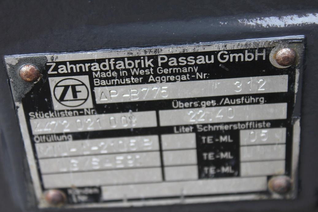 Zeppelin ZF AP B775, APL B 775 aus ZM 19 - Os in deli za Gradbeni stroj: slika 5 Zeppelin ZF AP B775, APL B 775 aus ZM 19 - Os in deli za Gradbeni stroj: slika 5