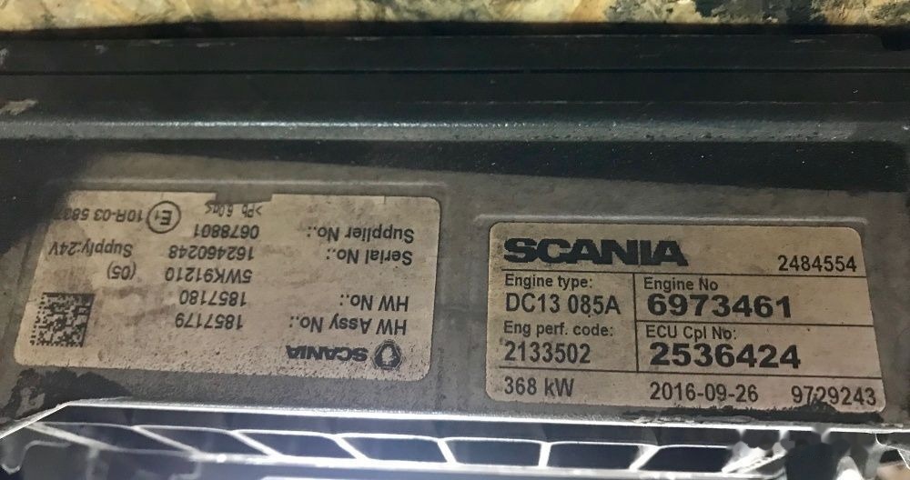 HURT silnika regeneracja DC13 147 Scania - ECU za Tovornjak: slika 2 HURT silnika regeneracja DC13 147 Scania - ECU za Tovornjak: slika 2