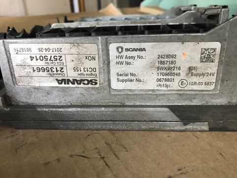Scania DC13 155 Scania truck - ECU za Tovornjak: slika 2 Scania DC13 155 Scania truck - ECU za Tovornjak: slika 2