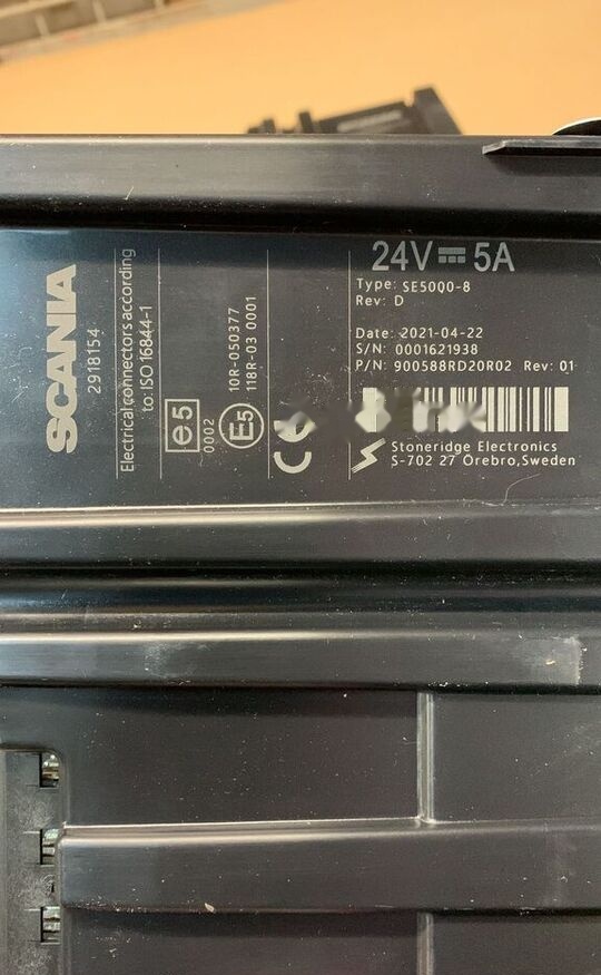 Scania NOWY 24V 5A 2918154 TYPE: SE5000-8 2918154 Scania truck - Tahograf za Tovornjak: slika 3 Scania NOWY 24V 5A 2918154 TYPE: SE5000-8 2918154 Scania truck - Tahograf za Tovornjak: slika 3