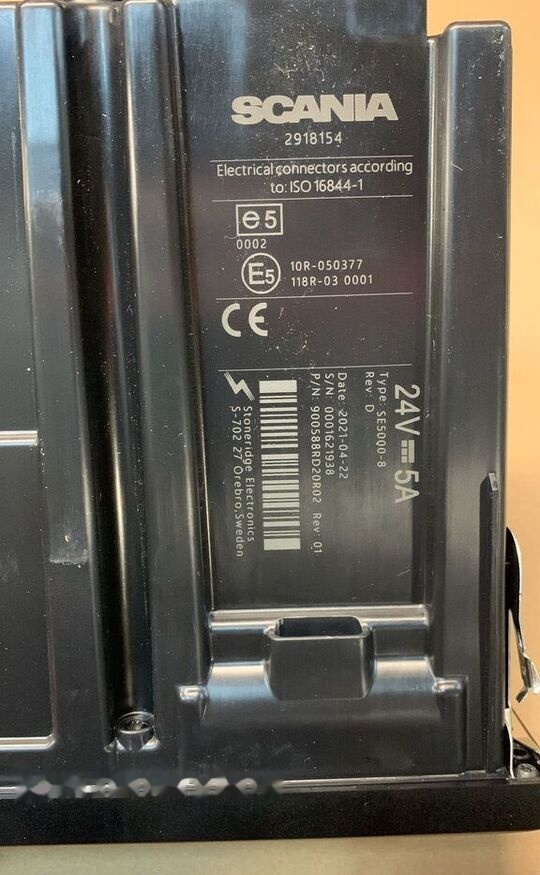 Scania NOWY 24V 5A 2918154 TYPE: SE5000-8 2918154 Scania truck - Tahograf za Tovornjak: slika 2 Scania NOWY 24V 5A 2918154 TYPE: SE5000-8 2918154 Scania truck - Tahograf za Tovornjak: slika 2
