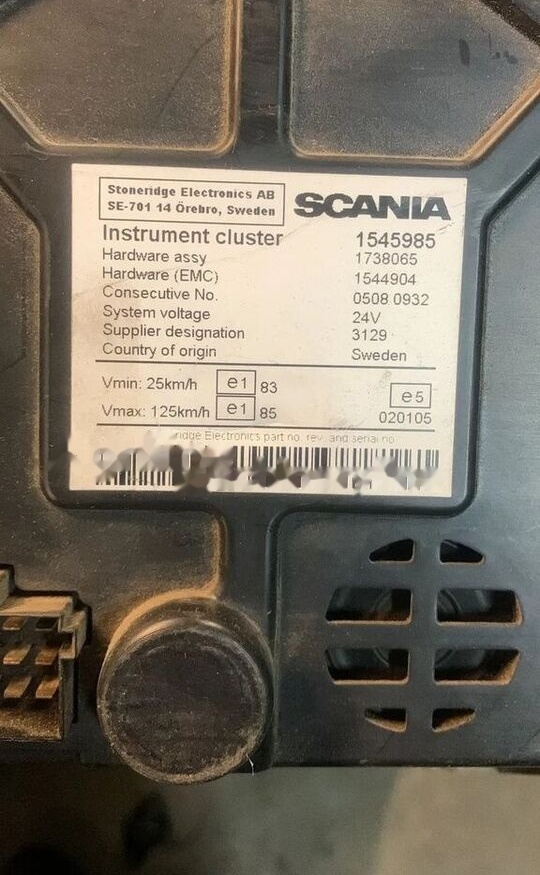 Scania Zegary Liczniki R 1545985 1738065 1544904 1545985 Scania truck - Armaturna plošča za Tovornjak: slika 2 Scania Zegary Liczniki R 1545985 1738065 1544904 1545985 Scania truck - Armaturna plošča za Tovornjak: slika 2