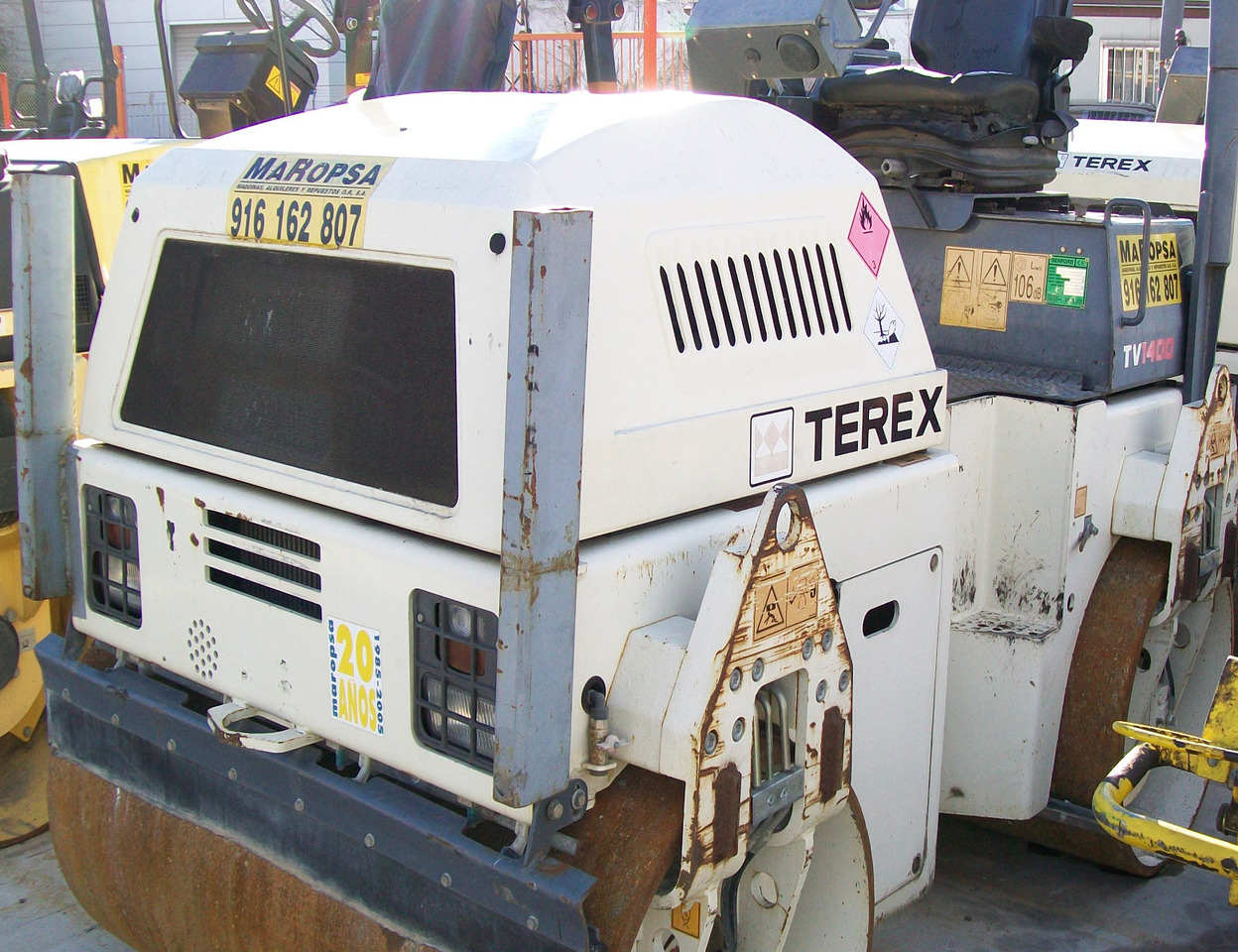 Doble Vibrante Terex TV 1400 - Cestni valjar: slika 1 Doble Vibrante Terex TV 1400 - Cestni valjar: slika 1