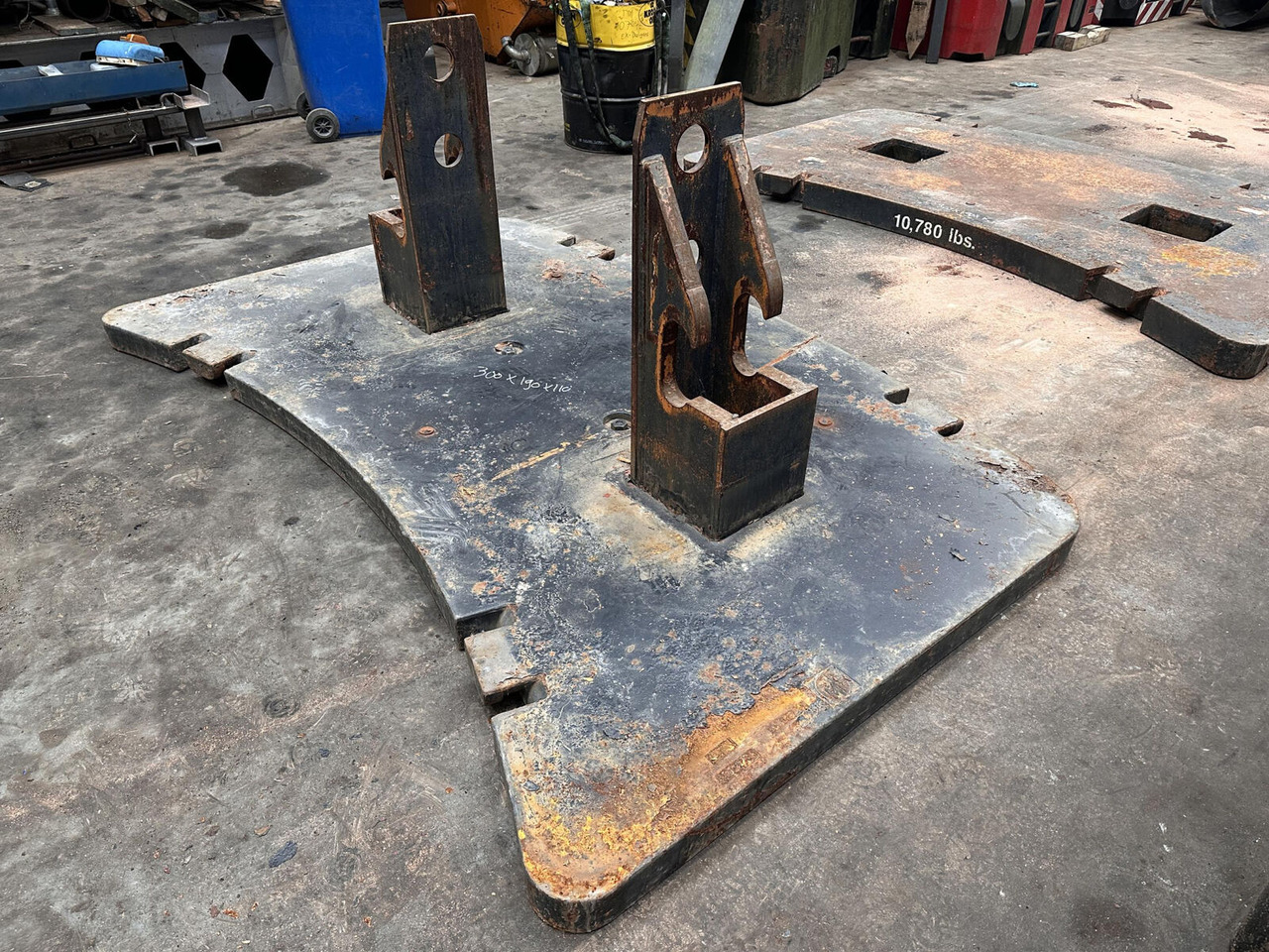 Krupp KMK 5160 counterweight 3,2 ton - Protiutež za Avtodvigalo: slika 1 Krupp KMK 5160 counterweight 3,2 ton - Protiutež za Avtodvigalo: slika 1