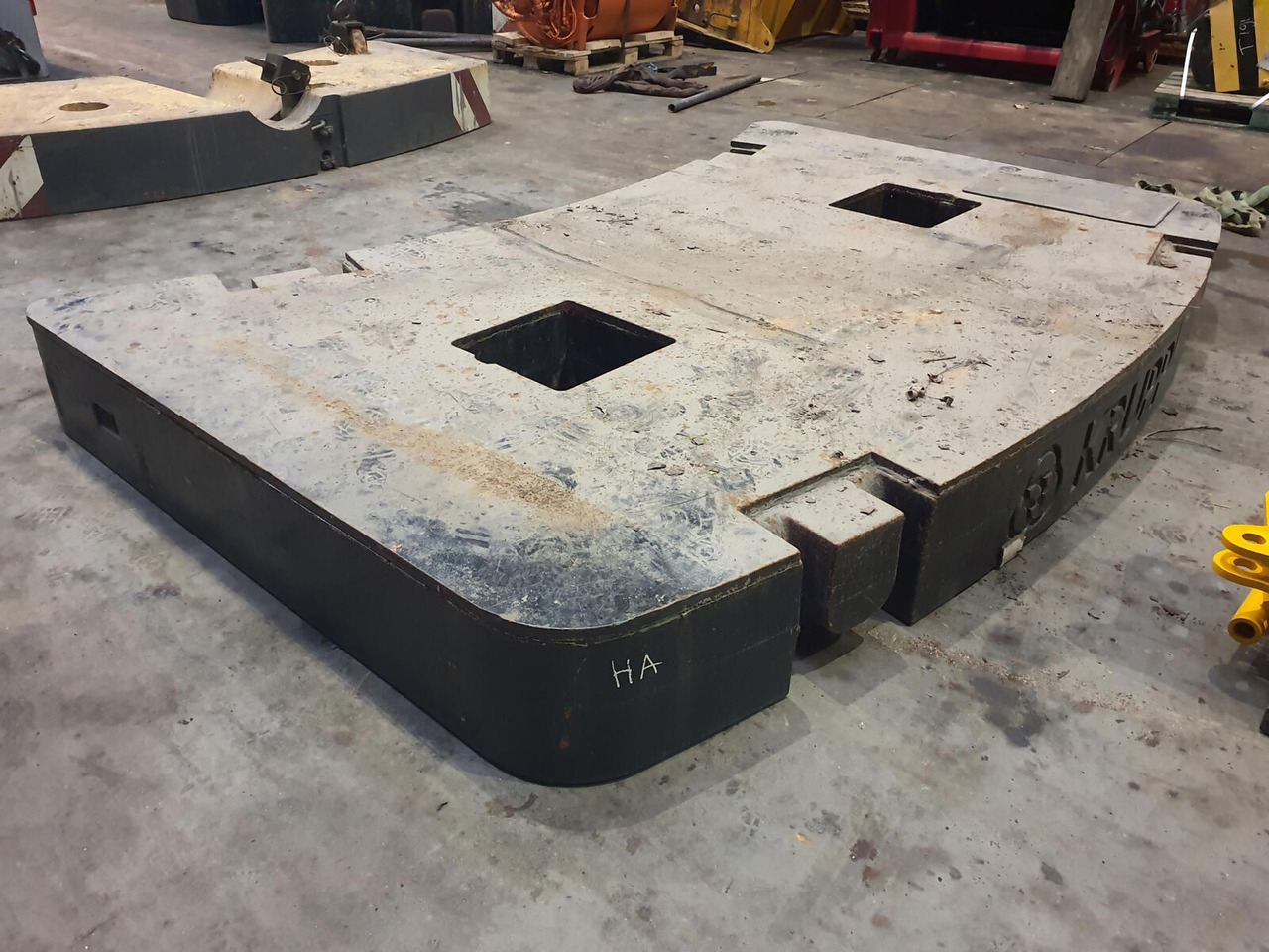 Krupp KMK 5160 counterweight 9,5t - Protiutež za Avtodvigalo: slika 4 Krupp KMK 5160 counterweight 9,5t - Protiutež za Avtodvigalo: slika 4