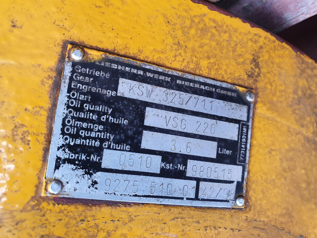 Liebherr LTM 1050-1 winch - Vitel za Avtodvigalo: slika 5 Liebherr LTM 1050-1 winch - Vitel za Avtodvigalo: slika 5