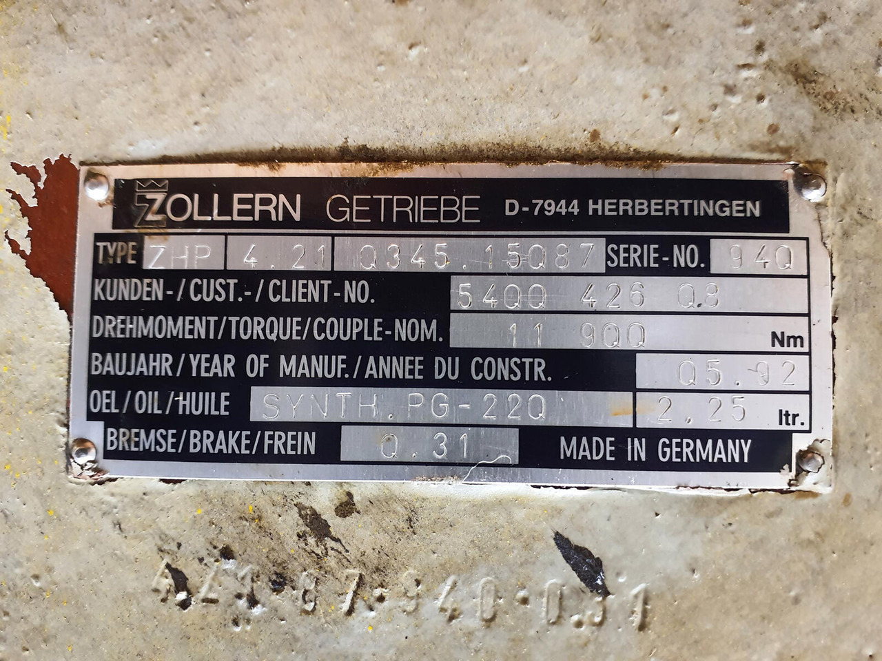 Liebherr LTM 1050 hoist gear - Vitel za Žerjav: slika 5 Liebherr LTM 1050 hoist gear - Vitel za Žerjav: slika 5