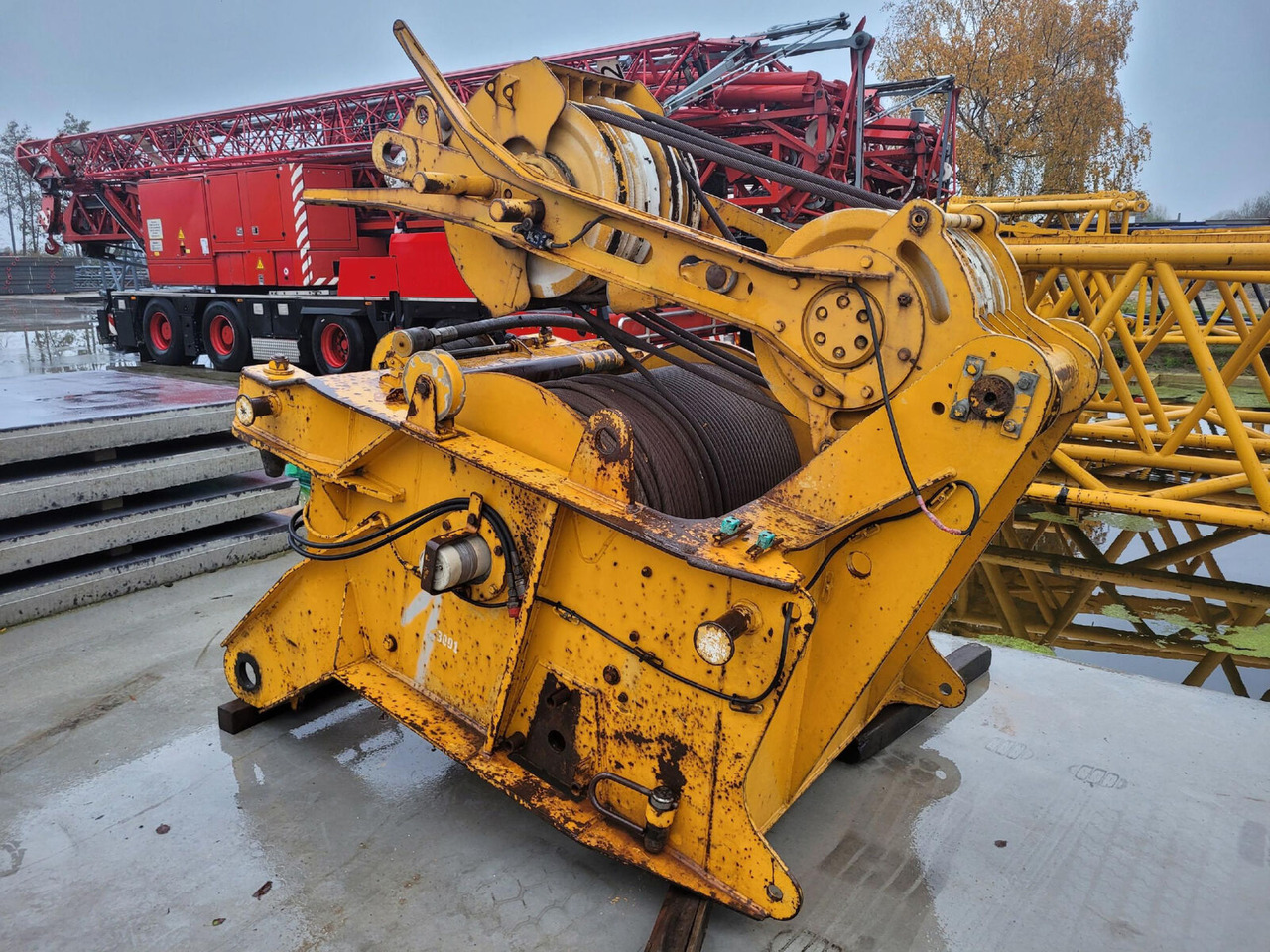 Liebherr LTM 1300 luffing jib winch with frame - Vitel za Avtodvigalo: slika 2 Liebherr LTM 1300 luffing jib winch with frame - Vitel za Avtodvigalo: slika 2