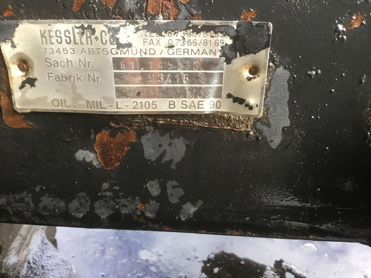 Terex AC 205 axle housing axle 4 - Os in deli za Avtodvigalo: slika 5 Terex AC 205 axle housing axle 4 - Os in deli za Avtodvigalo: slika 5