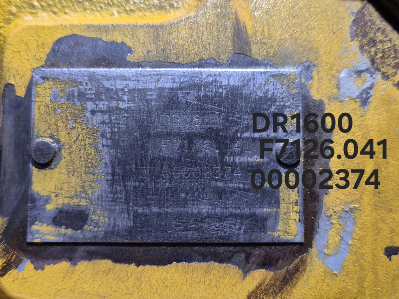 ZF LTM 1160/2 dropbox ZF DR1600 - Transmission za Avtodvigalo: slika 5 ZF LTM 1160/2 dropbox ZF DR1600 - Transmission za Avtodvigalo: slika 5