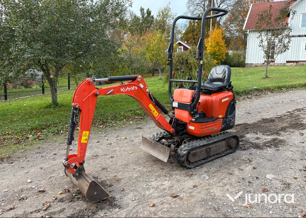Minigrävare - Kubota, K008-3 - Mini bager: slika 1 Minigrävare - Kubota, K008-3 - Mini bager: slika 1