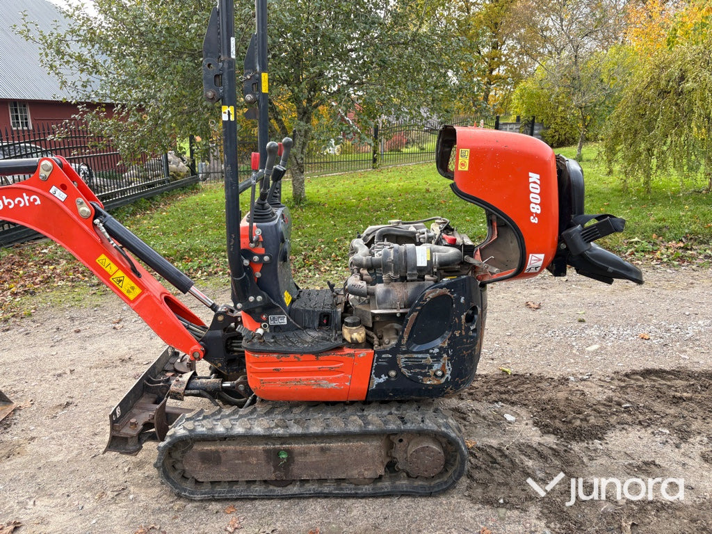 Minigrävare - Kubota, K008-3 - Mini bager: slika 3 Minigrävare - Kubota, K008-3 - Mini bager: slika 3