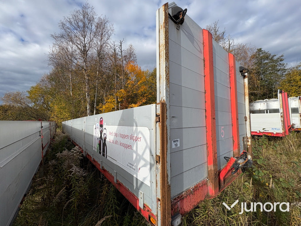 Släp - Kaupe, 2 LLP, 12.5 meter - Polprikolica s kesonom: slika 1 Släp - Kaupe, 2 LLP, 12.5 meter - Polprikolica s kesonom: slika 1