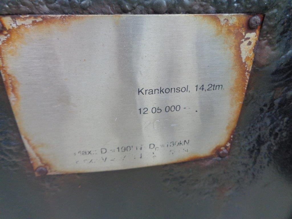 HMF 14,2 T-M Kran konsol med træktravers - Karoserija in zunanjost za Tovornjak: slika 4 HMF 14,2 T-M Kran konsol med træktravers - Karoserija in zunanjost za Tovornjak: slika 4