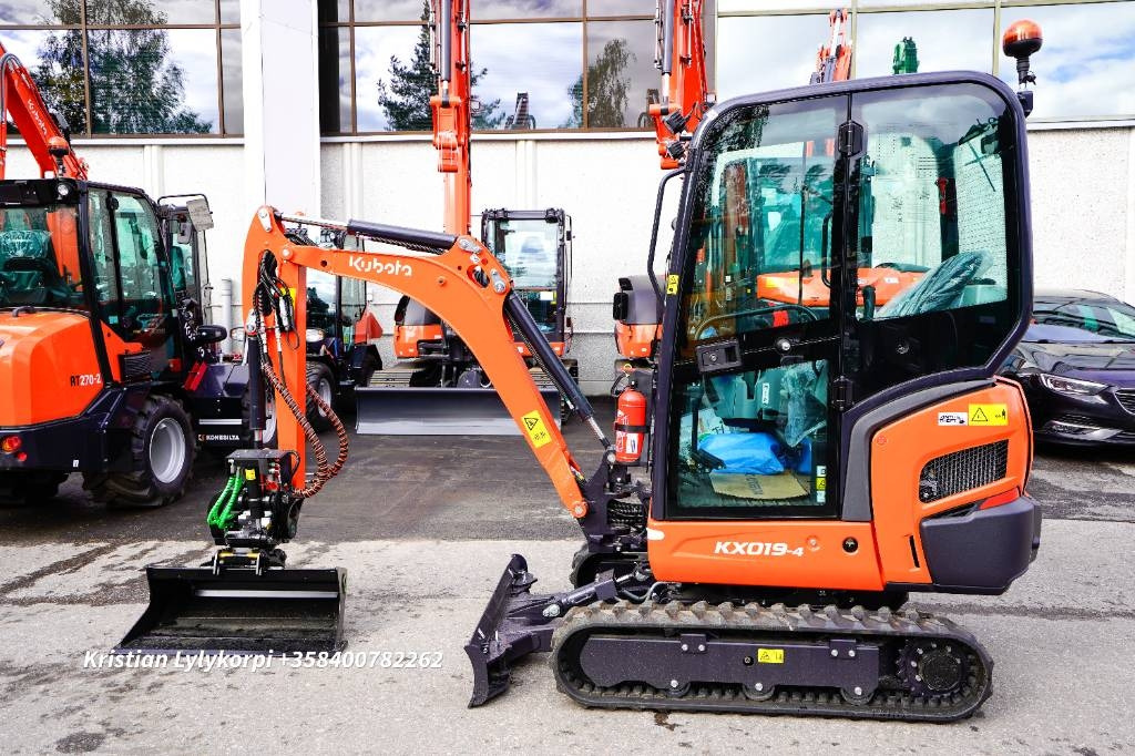 Kubota KX019-4 UUSI! TAKUU! PYÖRITTÄJÄLLÄ - Mini bager: slika 1 Kubota KX019-4 UUSI! TAKUU! PYÖRITTÄJÄLLÄ - Mini bager: slika 1