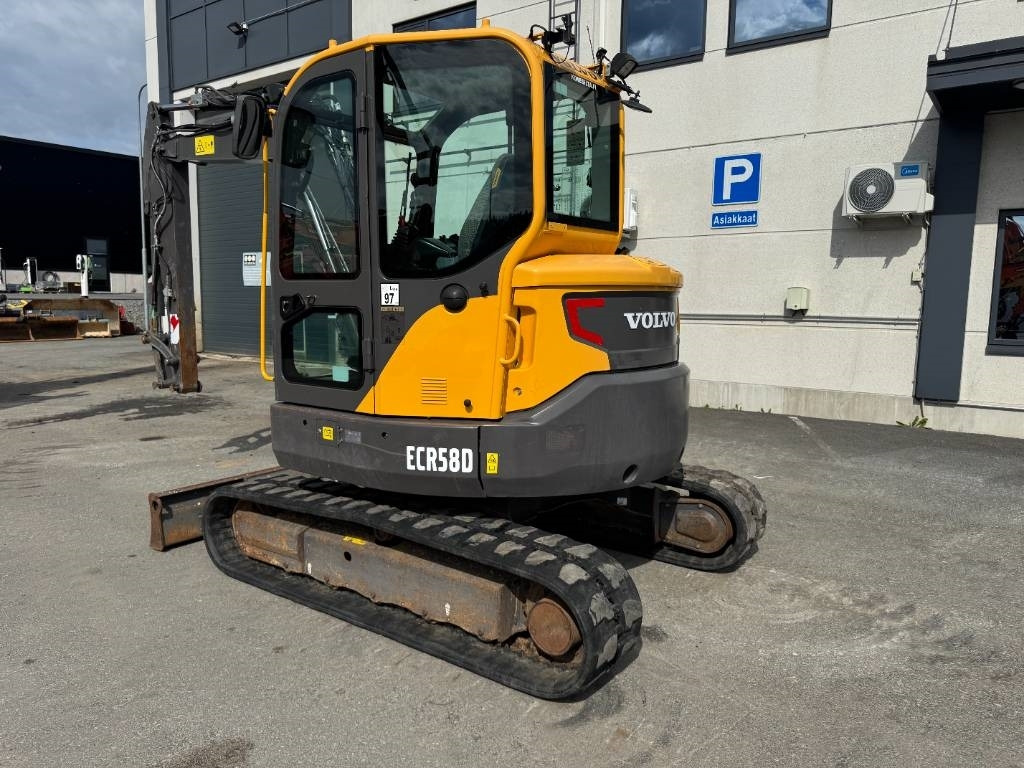 Volvo ECR 58 D VÄHÄN AJETTU - Mini bager: slika 3 Volvo ECR 58 D VÄHÄN AJETTU - Mini bager: slika 3