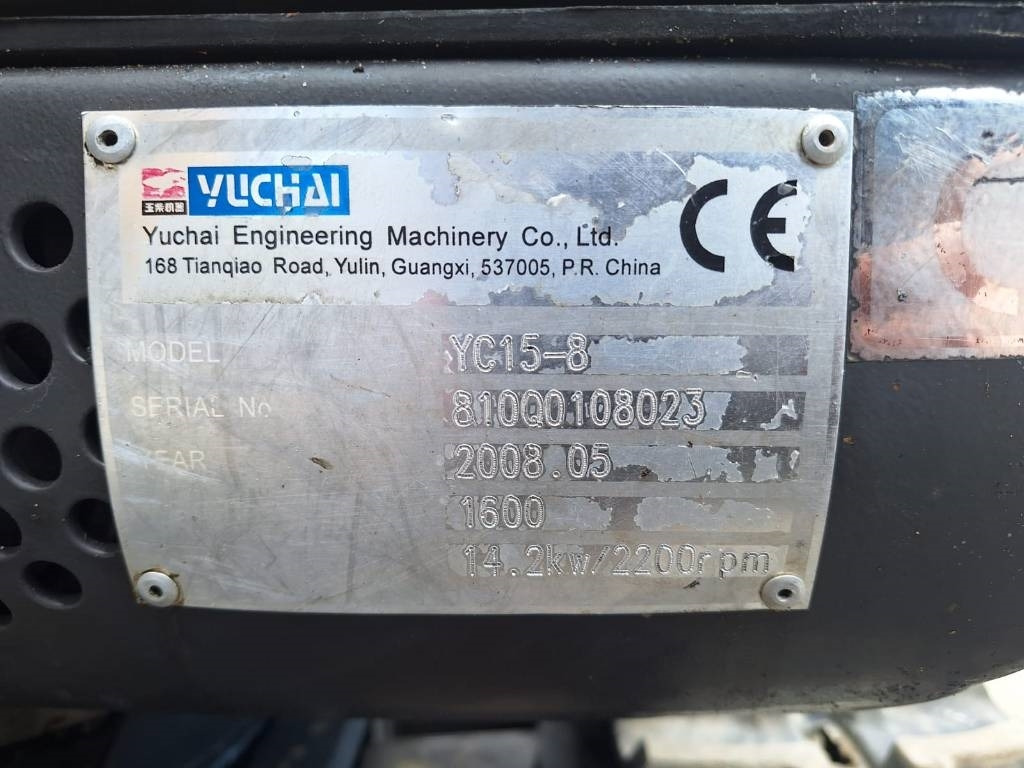Mini bager Yuchai YC15-8 PIKALIITIN+KAUHA: slika 10