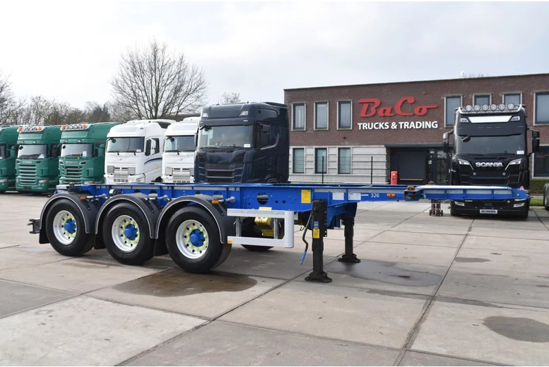 LAG O-3-CC - 20FT SWAP - ADR FL - ALCOA - BPW AXLES - DISC BRAKES - EMPTY WEIGHT 3080 KG!! - Kontejnerska polprikolica/ Polprikolica z zamenljivim tovoriščem: slika 1 LAG O-3-CC - 20FT SWAP - ADR FL - ALCOA - BPW AXLES - DISC BRAKES - EMPTY WEIGHT 3080 KG!! - Kontejnerska polprikolica/ Polprikolica z zamenljivim tovoriščem: slika 1