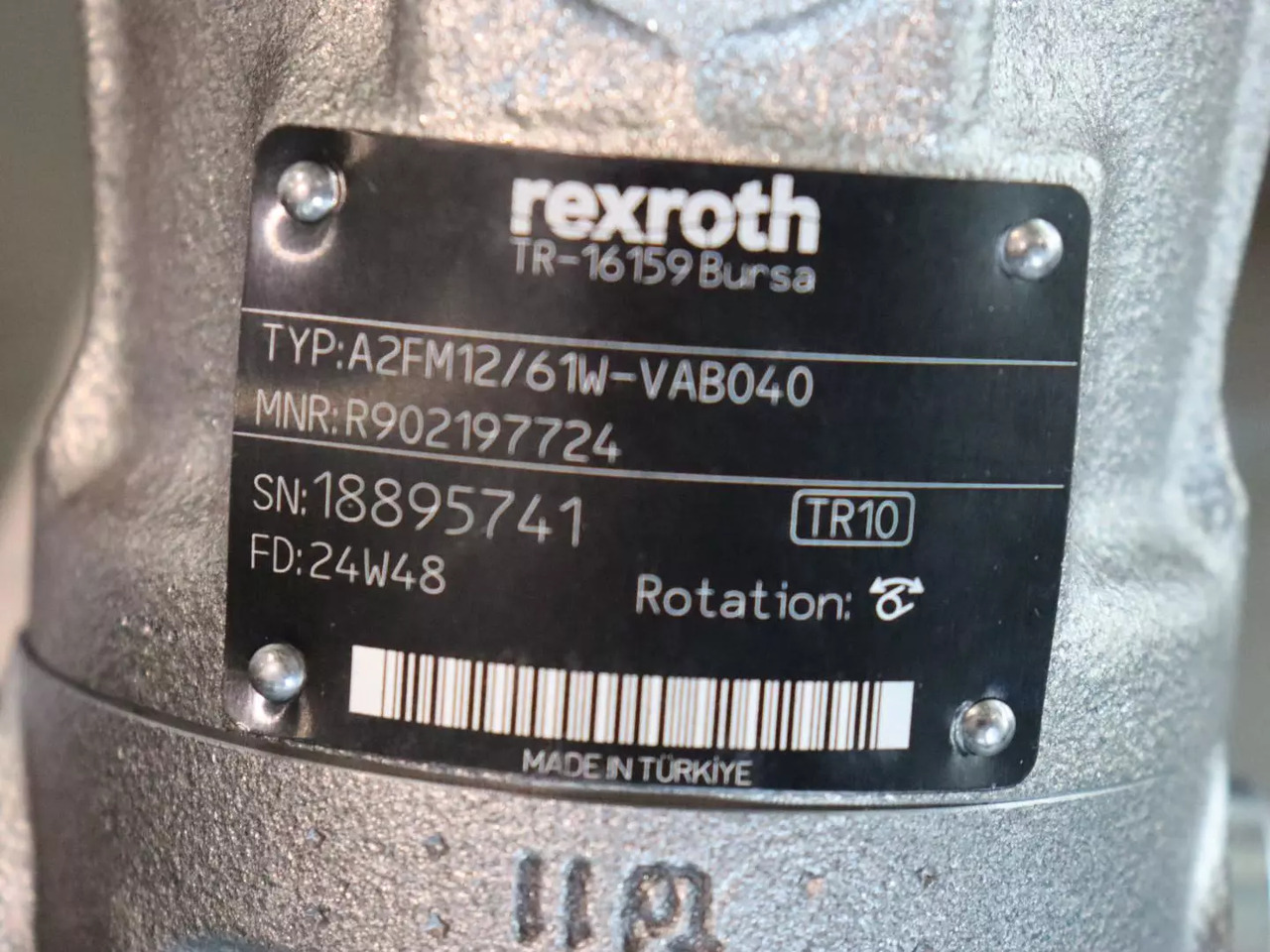 REXROTH A2FM12/61W-VAB040 - Hidravlični motor za Oprema za rokovanje z materiali: slika 4 REXROTH A2FM12/61W-VAB040 - Hidravlični motor za Oprema za rokovanje z materiali: slika 4