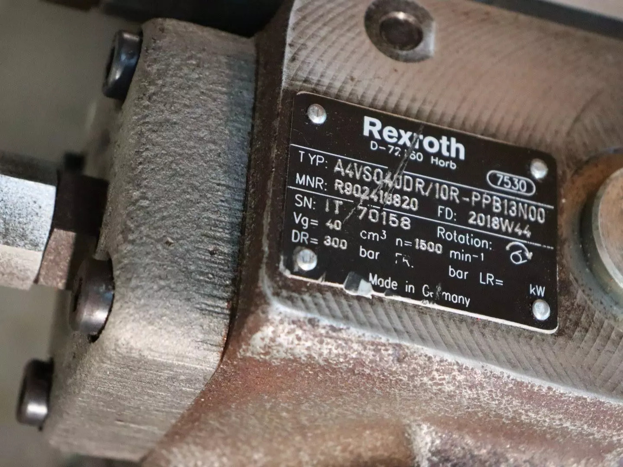 REXROTH A4VSO40DR/10R-PPB13N00 - Hidravlični motor za Oprema za rokovanje z materiali: slika 5 REXROTH A4VSO40DR/10R-PPB13N00 - Hidravlični motor za Oprema za rokovanje z materiali: slika 5