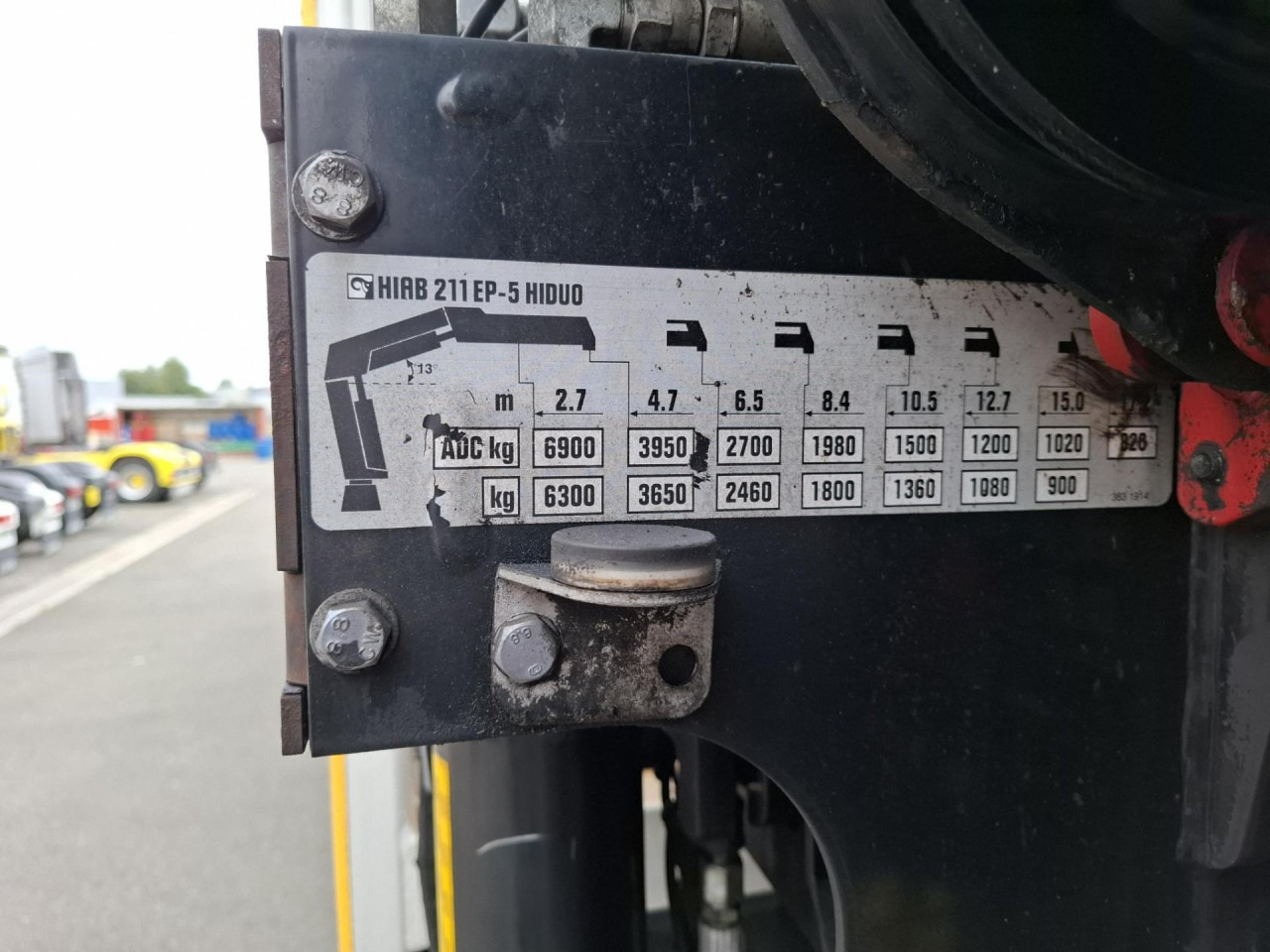 SCANIA SCANIA P41 8/2*6 Plat +Grue 21TM - Tovornjak-šasija: slika 5 SCANIA SCANIA P41 8/2*6 Plat +Grue 21TM - Tovornjak-šasija: slika 5