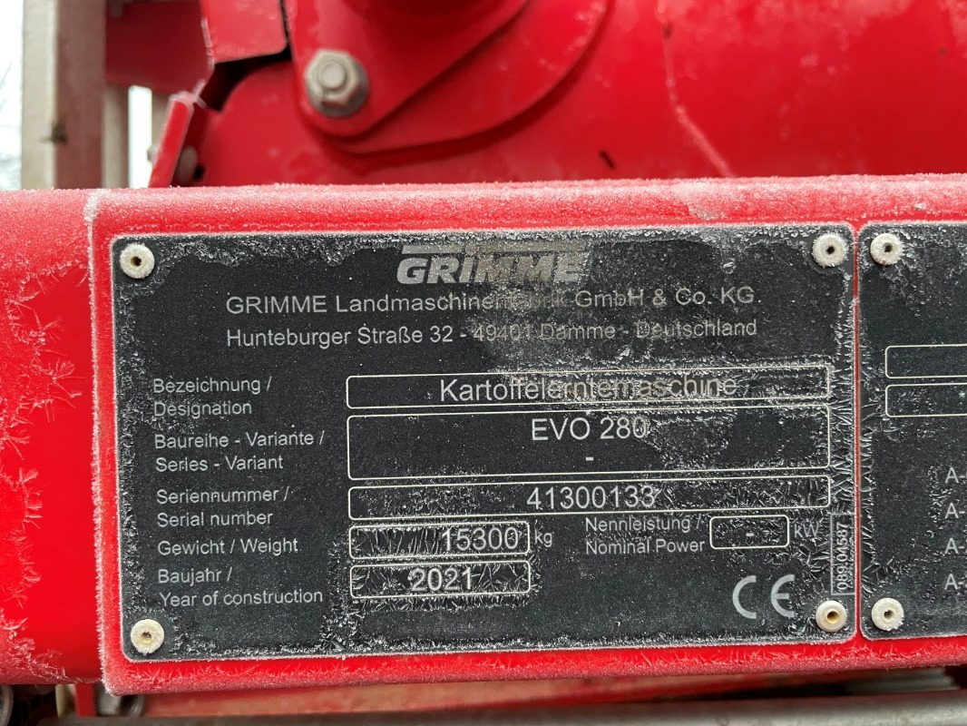 Grimme EVO 280 ClodSep - Kombajn: slika 2 Grimme EVO 280 ClodSep - Kombajn: slika 2