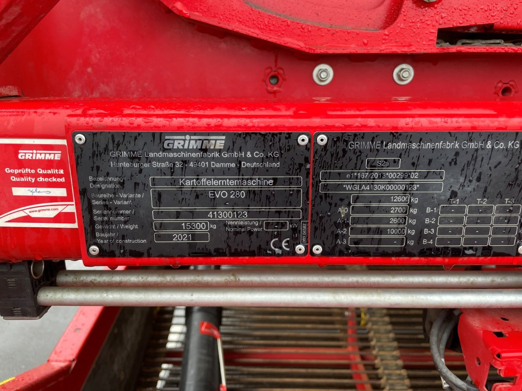 Grimme EVO 280 ClodSep mit Triebachse - Kombajn: slika 2 Grimme EVO 280 ClodSep mit Triebachse - Kombajn: slika 2