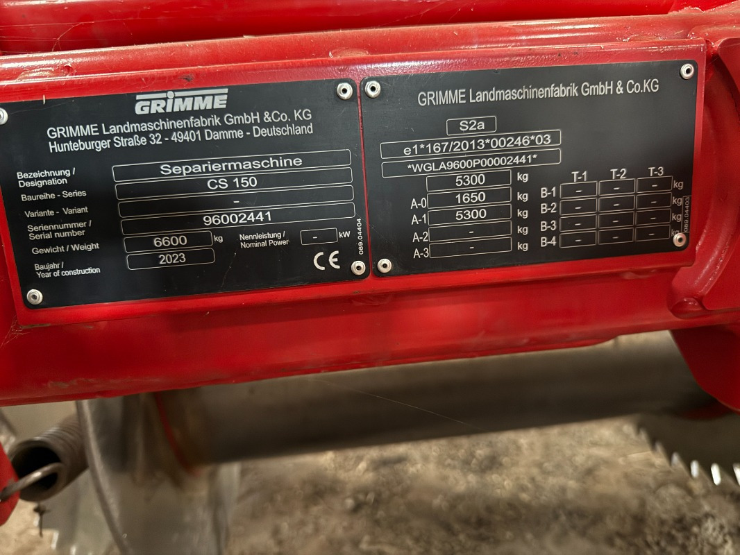 Grimme CS-170 RotaPower XL - Kombajn za krompir: slika 2 Grimme CS-170 RotaPower XL - Kombajn za krompir: slika 2