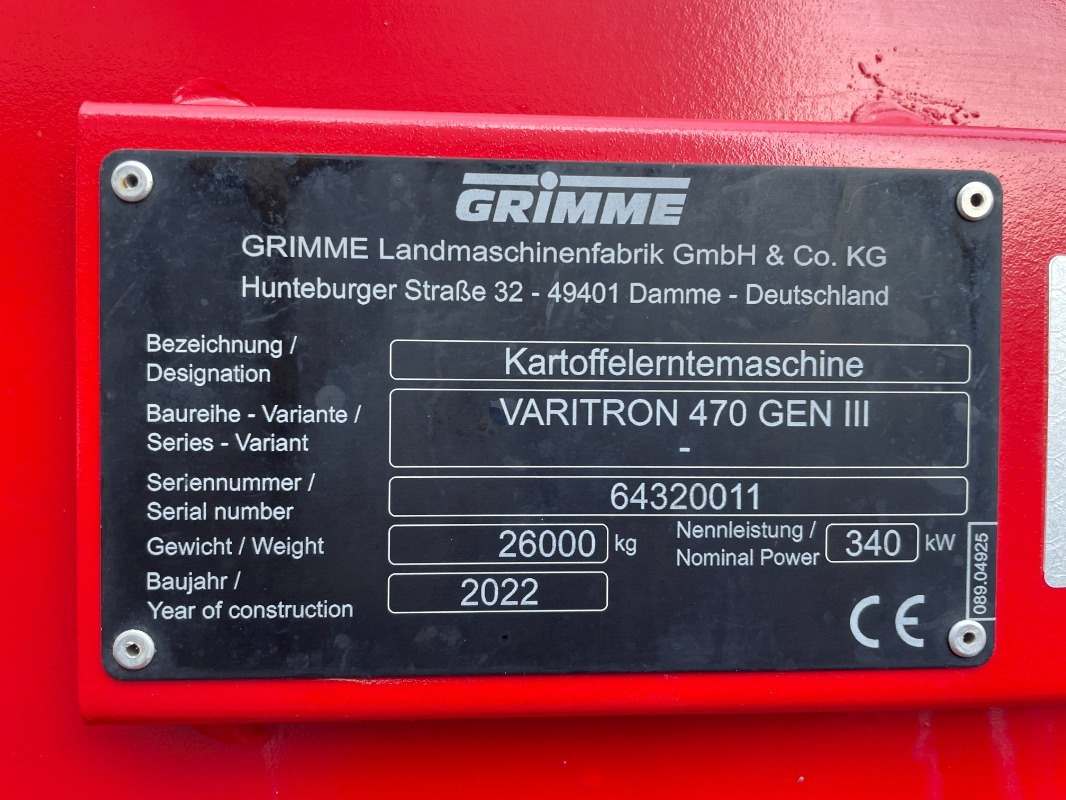 Kombajn Grimme VARITRON 470 MS GEN III: slika 8