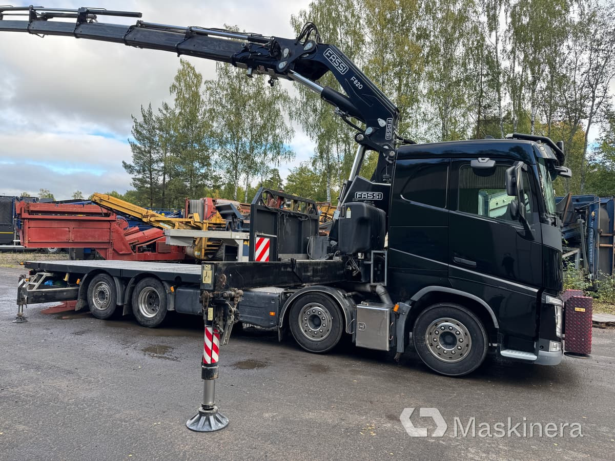 Bodbil Volvo FH 82F med Fassi F820 kran & jib - Tovornjak s kesonom, Tovornjak z dvigalom: slika 4 Bodbil Volvo FH 82F med Fassi F820 kran & jib - Tovornjak s kesonom, Tovornjak z dvigalom: slika 4