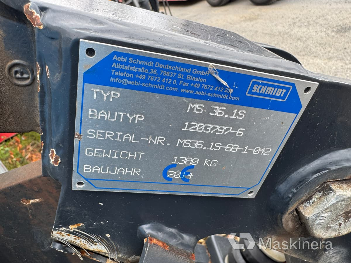 Snežni plug Frontplog SCHMIDT MS 36.1S: slika 28